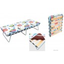 Кровать раскладная подростковая с матрасом на ламелях 160*70